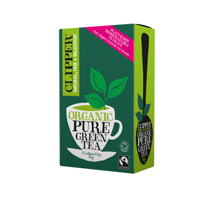 Clipper Organic Pure Green 20 sacs x 6