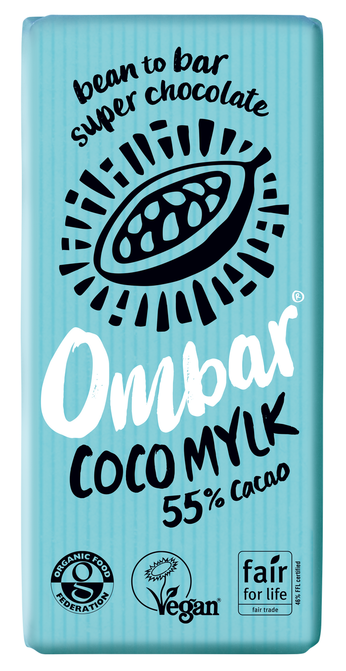 Ombar Coco Mylk 55% Cocoa Chocolate Bar 10 x 70G