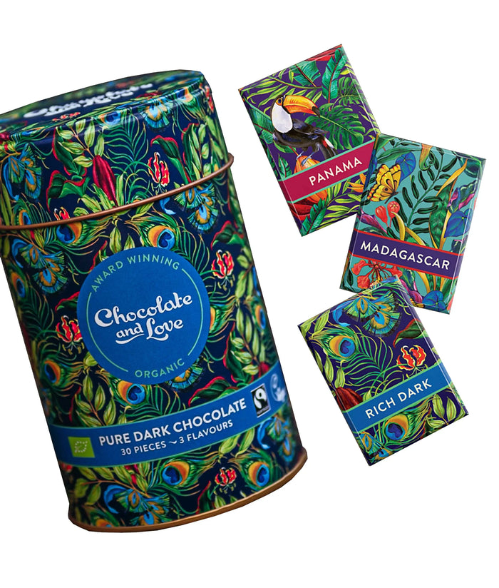 Chocolate & Love Rich Dark Tin 165g