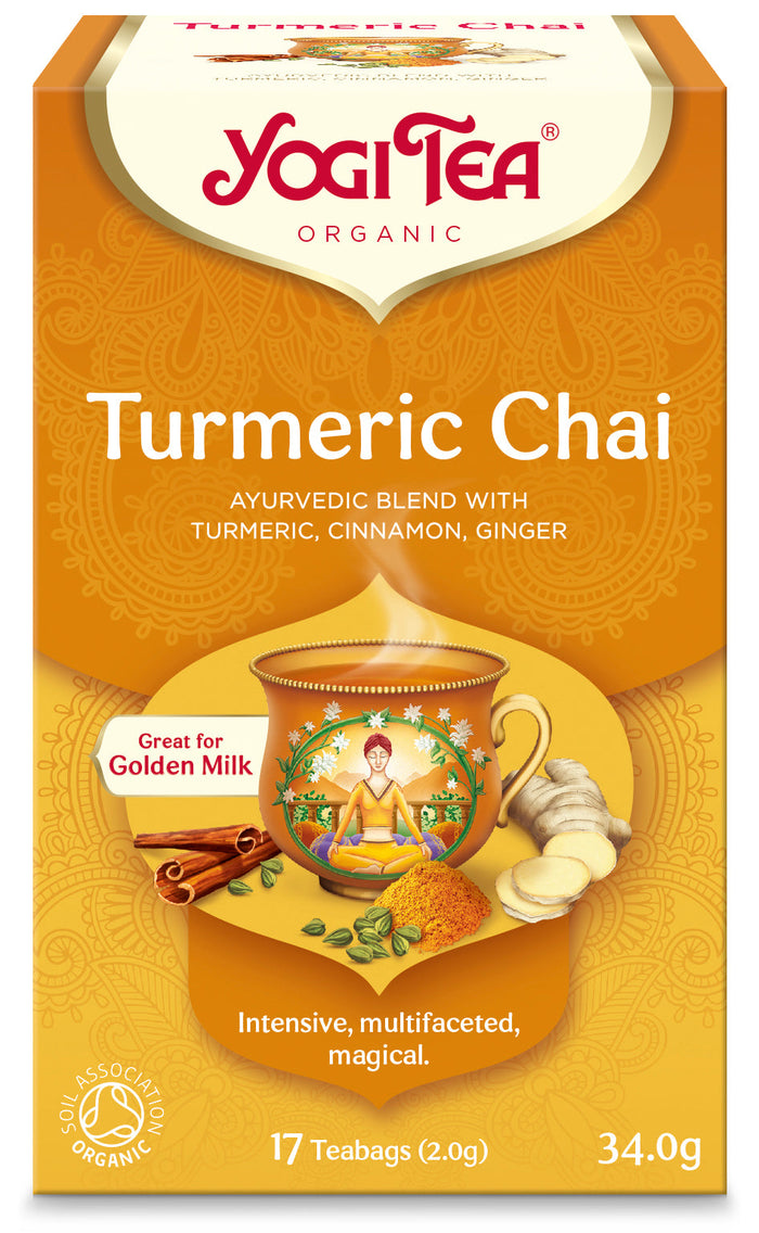 Yogi Tea Turmeric Chai 17 Bags x 6