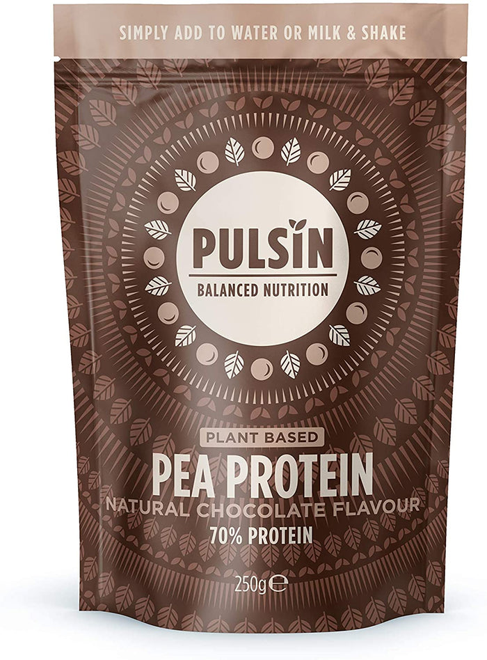 Pulsin -Schokoladen -Erbsen -Proteinpulver 250 g