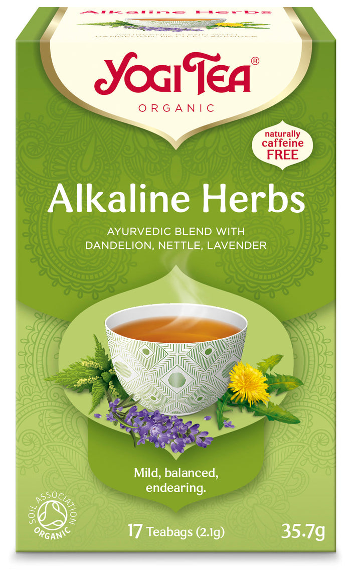 Yogi Tea Alcaline Erbe 17 Pacchetto x 6