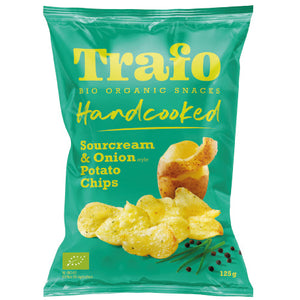 Hand Cooked Crisps Sourcream & Onion 42737A Default Title / 10x125g