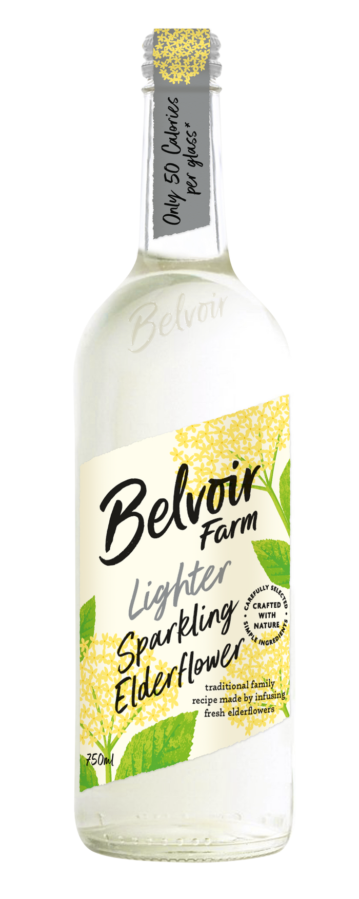 Belvoir Light Sparkling Elderflower 6 x 750ml