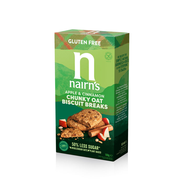 Nairns Apple & Cinnamon Biscuit Breaks 6 x 160g