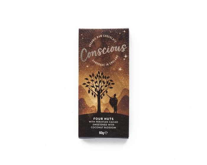 Chocolate conscient quatre noix 10 x 60g