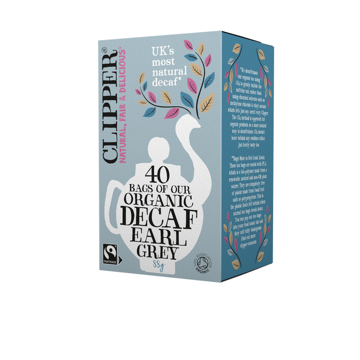 Clipper Organic Earl Grey Decaf 40 Borse x 6