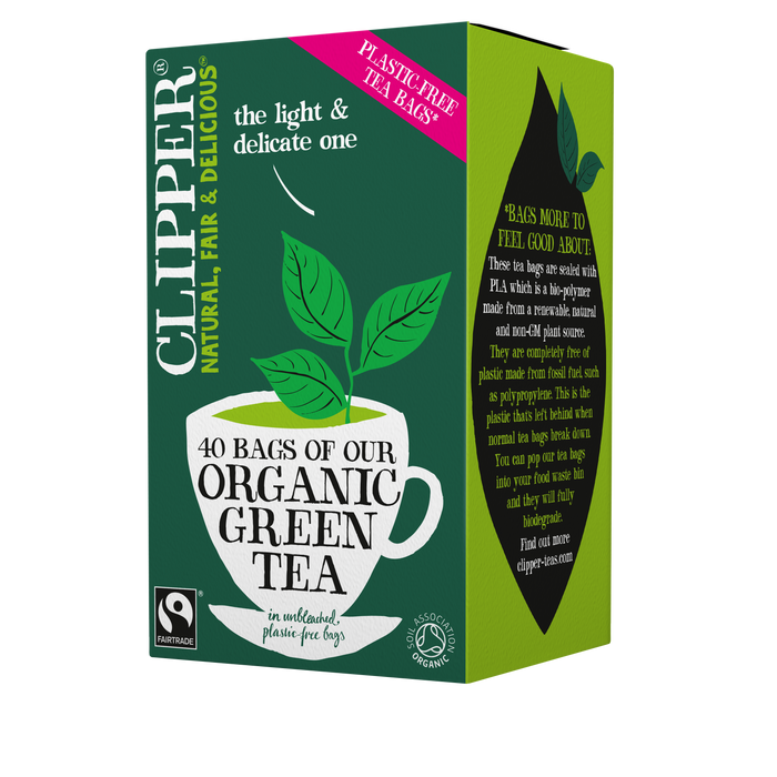 Clipper Organic Green Tea 40 Bags x 6