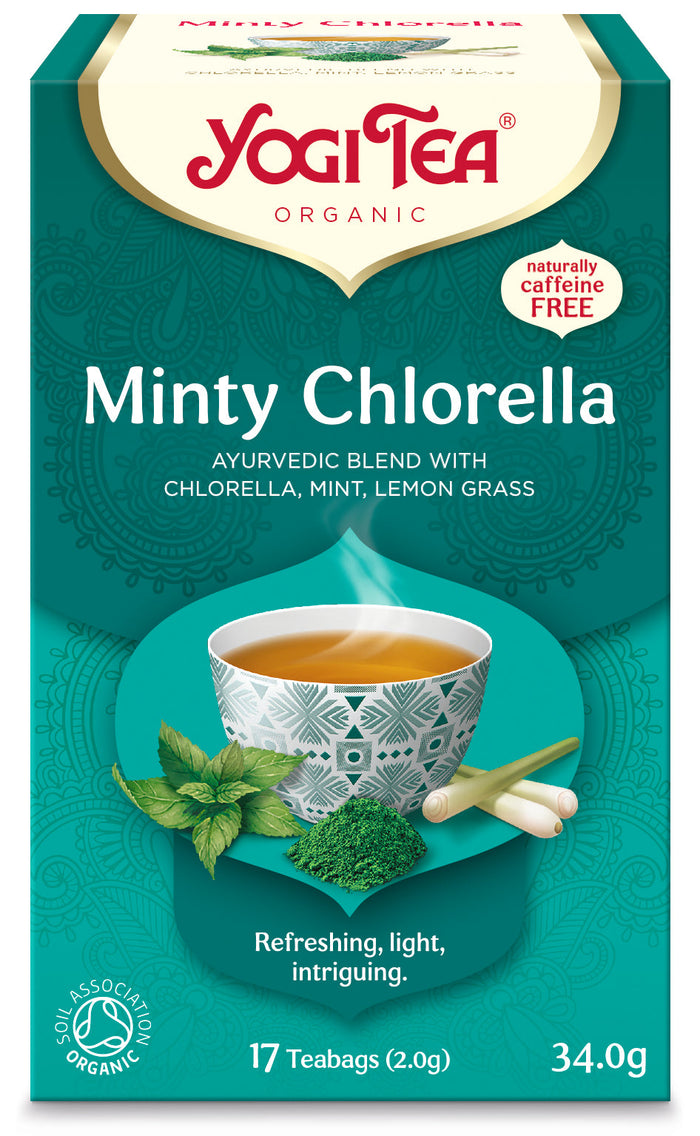 Yogi Tea Minty Chlorella 17 sacs x 6