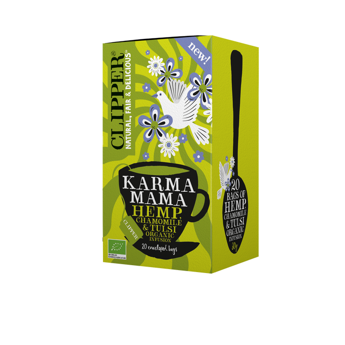 Clipper Bio Karma Mama Hanf Tee 20 Taschen x 4