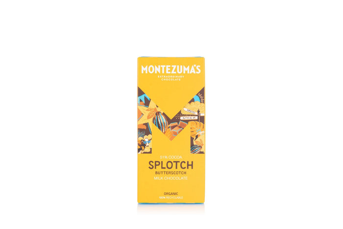 Montezuma's 51% Milk Chocolate with Butterscotch Bar 12 x 90g