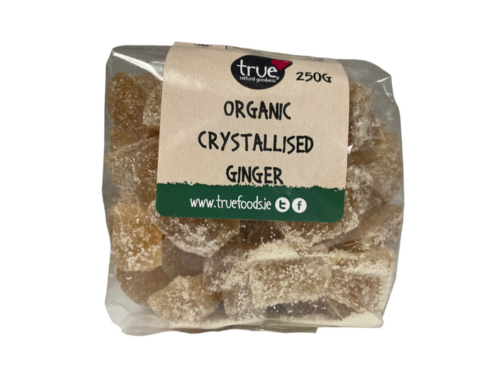 Organic Crystallised Ginger 6 x 250g