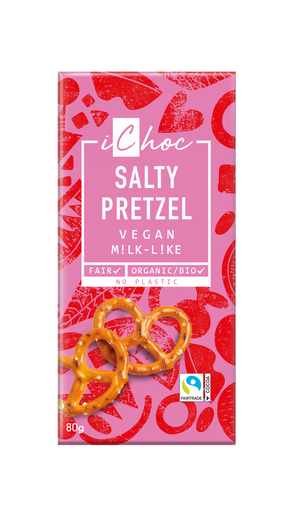 Salty Pretzel Rice Choc (Org) 48384A Default Title / 10x80g