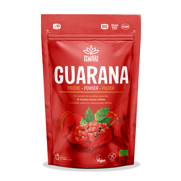 Poudre de guarana biologique 70g