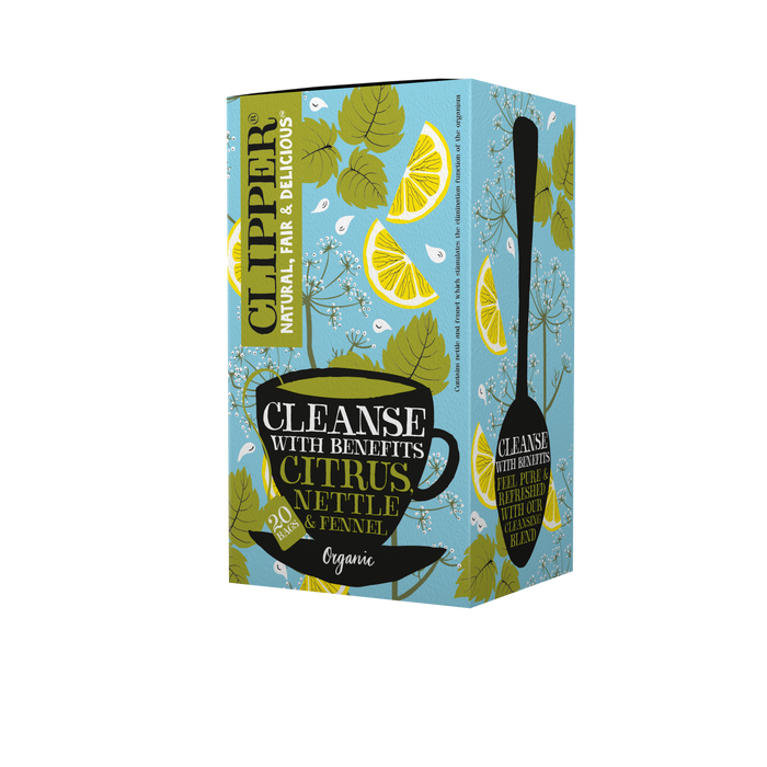 Clipper Organic Cleanse Tea 20 Bags x 4