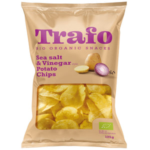 Trafo Salt & Vinegar Potato Chips 12 x 125g