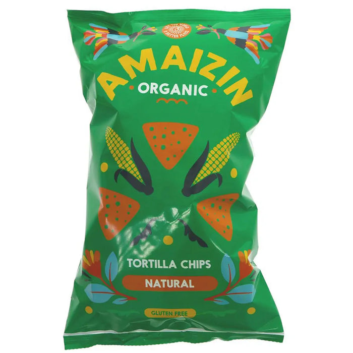 Amaizin Organic Natural Tortilla Chips 10 x 150g