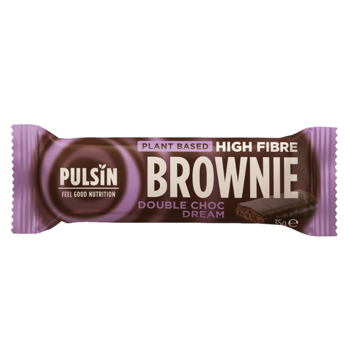 Pulsin Double Choc Dream Brownie 18 x 35g