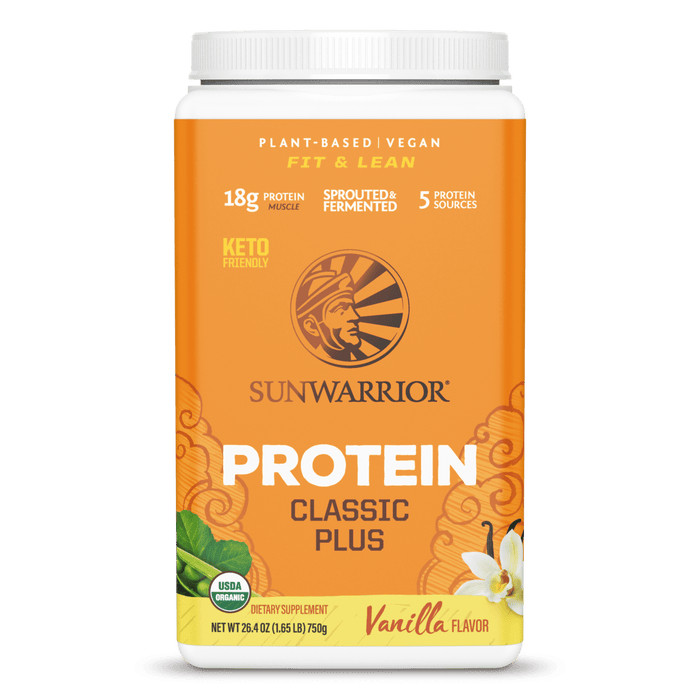 Sunwarrior Classic Plus Vanilla Protein Powder 750g