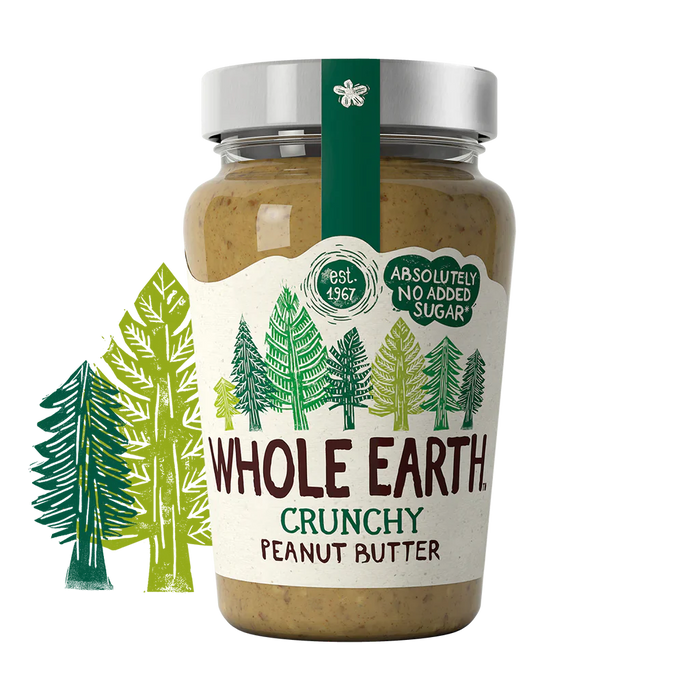 Whole Earth Crunchy Peanut Butter 6 x 340g