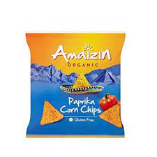 Amaizin Organic Paprika Corn Chips Paprika 15 x 75G