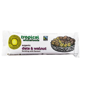 Tropical Wholefoods Date & Walnut Bar 18 x 40G