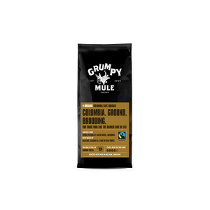 Grumpy Mule Colombia Cafe Equidad Ground Coffee 6 x 227g