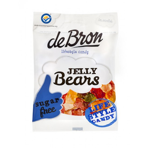 De Bron Sugarfree Jelly Bears 12 x 90G