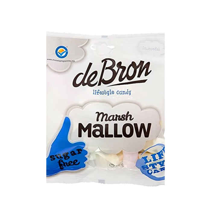 De Bron Sugarfree Marshmallows 12 x 75g