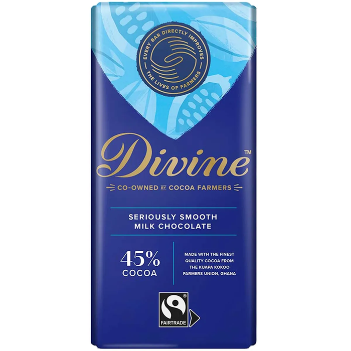 Divine 45% Milk Chocolate Bar 15 x 90g