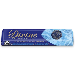 Barre de chocolat au lait lisse divine 30 x 35g