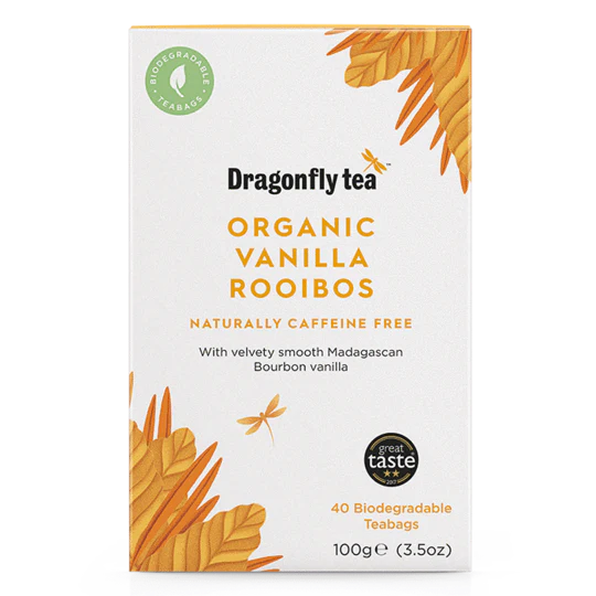 Dragonfly Rooibos Vanilla Mischtee 20 Taschen x 4