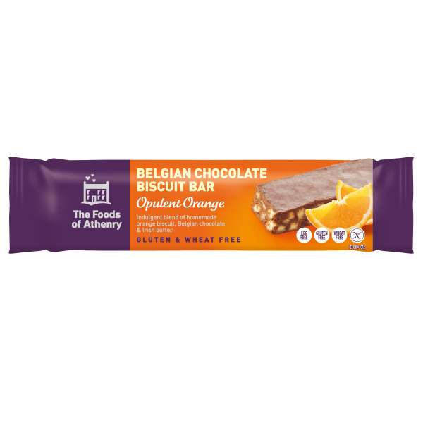 Lebensmittel von Athenry Opulent Orange Keks Bar 18 x 50g