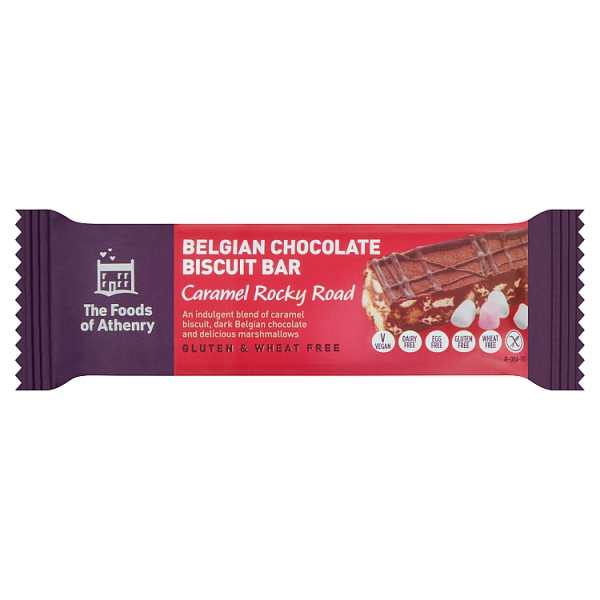 Foods of Athenry Caramel Rocky Road Biscuit Bar 20 x 55G