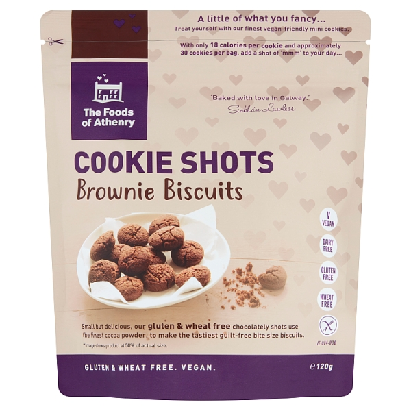 Aliments des coups de biscuits Athenry Brownie Biscuits 12 x 120g