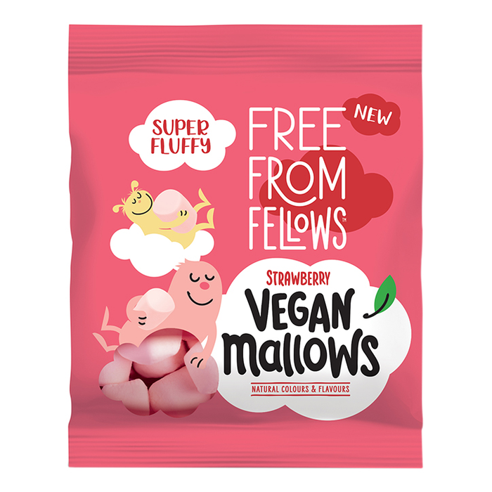 Free da Fellows Strawberry Vegan Mallows 10 x 105G