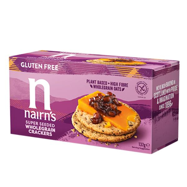 Nairn's Super Seeded Wholegrain Crackers 8 x 137g