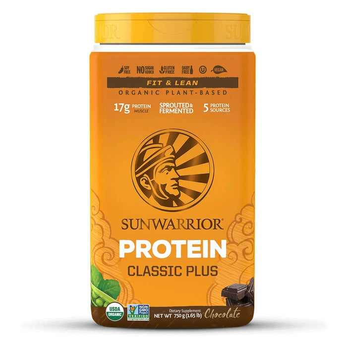 Sunwarrior Classic Plus Chocolate Protein Powder 750G